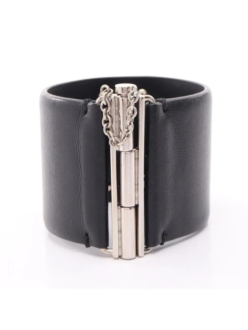 Chanel Cc Logo Bracelet Silver-Tone #357815C15B